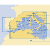 Námořní mapa Imray M10 Western Mediterranean - Gibraltar to the Ionian Sea